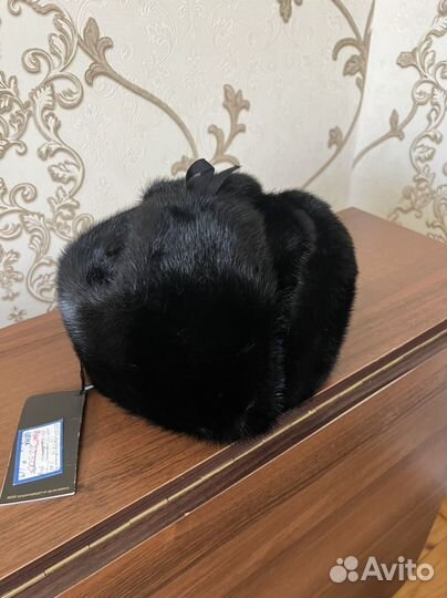 Норковая шапка мужская новая