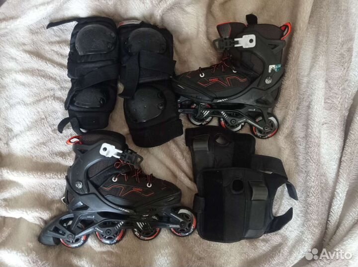 Роликовые коньки детские раздвижные 36-38