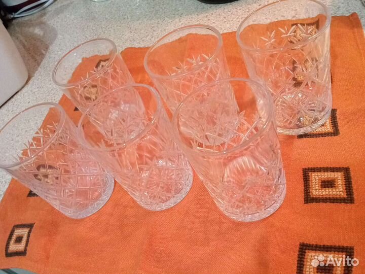 Хрустальные стаканы чехия