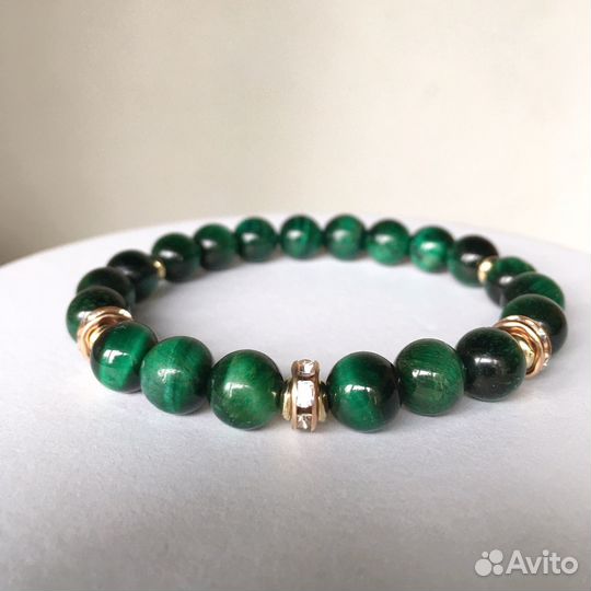 Браслеты натуральные камни тигровый глаз