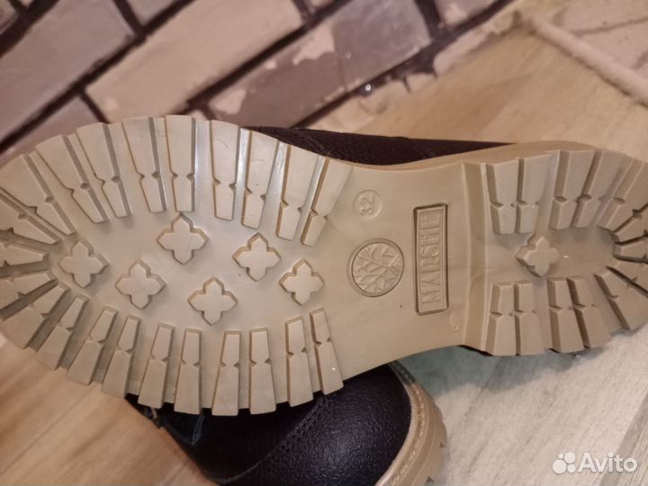 Ботинки осенние на мальчика 32 размер