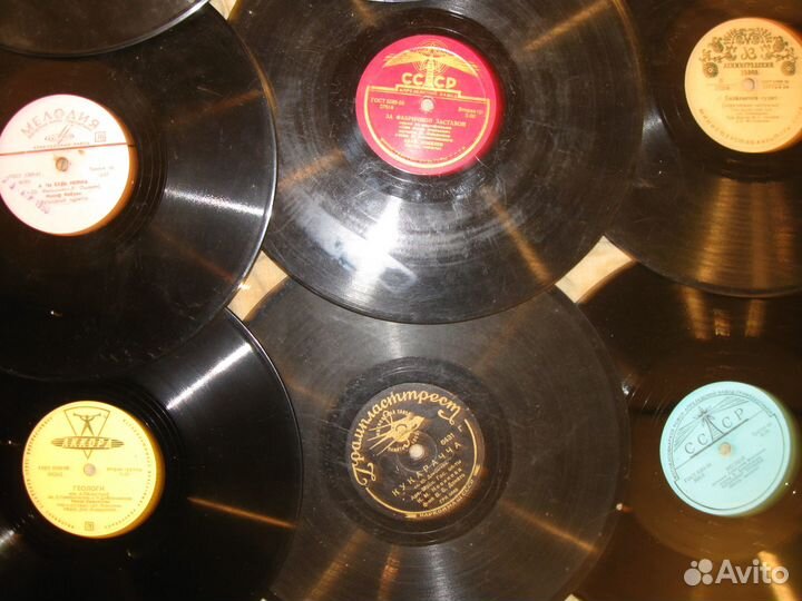 Грампластинки СССР 50 х годов