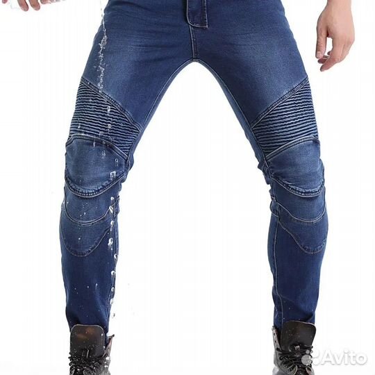 Мотоджинсы мужские 54/56