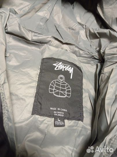 Пуховик stussy micro ripstop parka