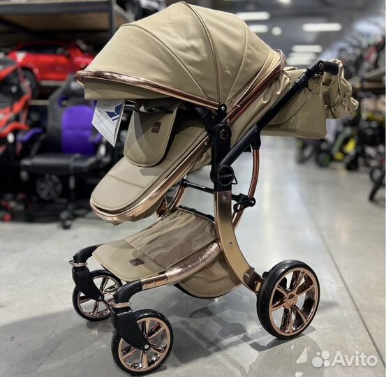 Коляска LuxMom 2 в 1 / экокожа
