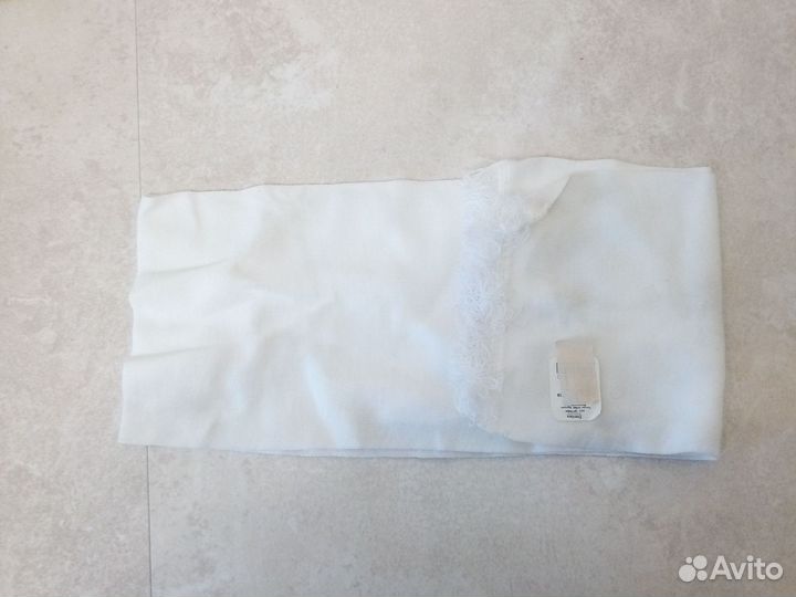 Кашне шарф белый уставной