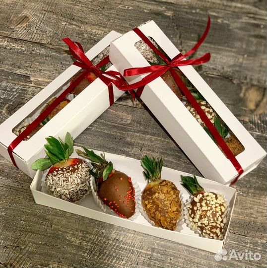 Клубника в шоколаде набором