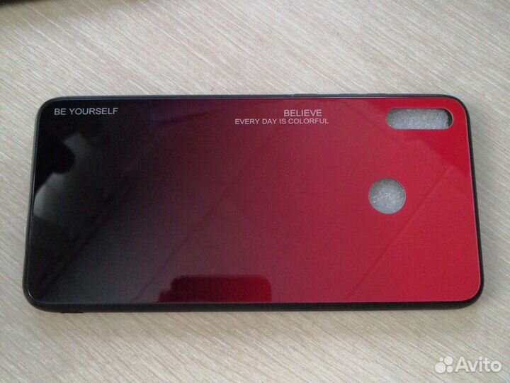 Градиент чехол из закалённого стекла, Honor 8x max