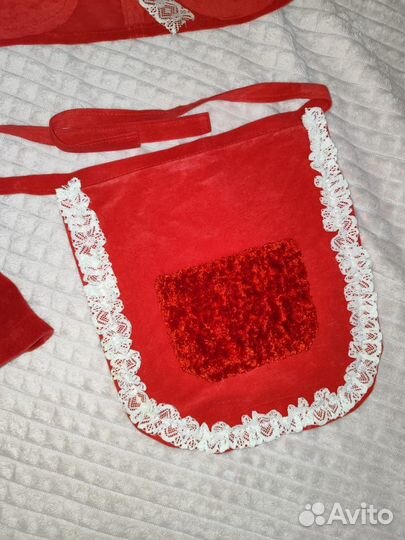 Новогодний костюм красная шапочка