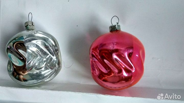 Ёлочные игрушки. СССР. Глинка