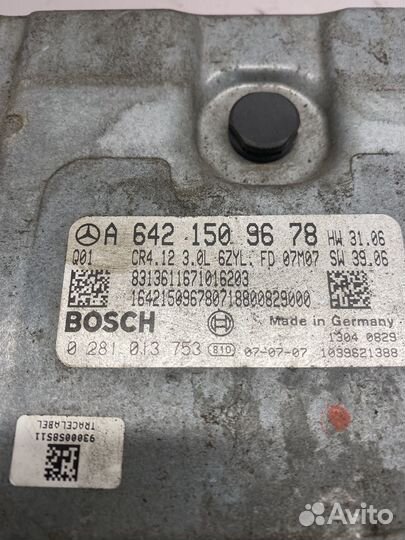 Блок управления двс A6421509678 ml164 3.0 cdi