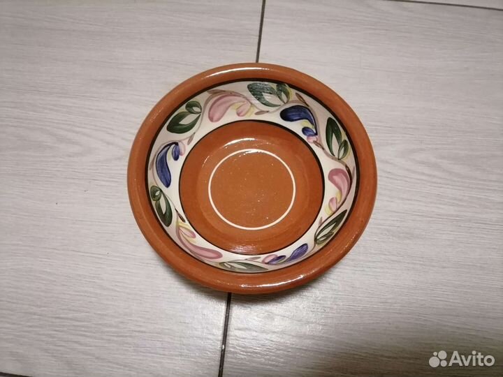 Тарелка глиняная времен СССР