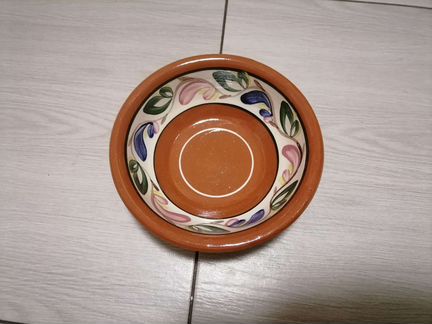 Тарелка глиняная времен СССР