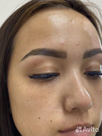 Оформление бровей наращивание ресниц