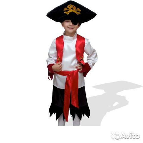Детские костюмы для пиратской вечеринки
