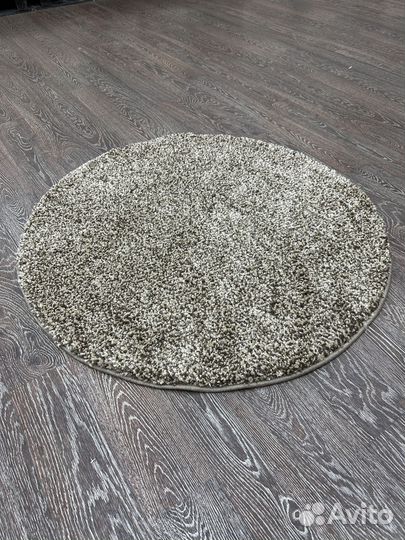 Ковер Шагги 1х1м - кофейный и серый