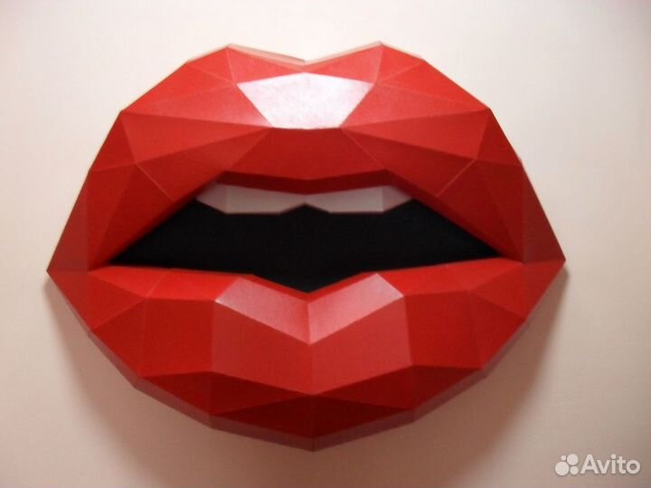 Полигональные фигуры из картона на заказ