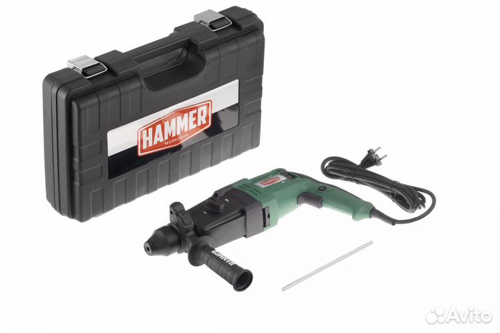 Перфоратор Hammer PRT800D 800Вт SDS+ 26мм, кейс