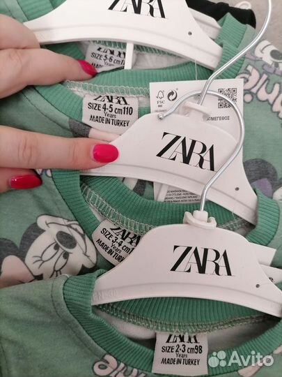 Костюм для девочки Zara Disney новый от 2х до 6 л