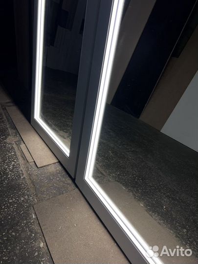 Зеркало с подсветкой, настенное или напольное