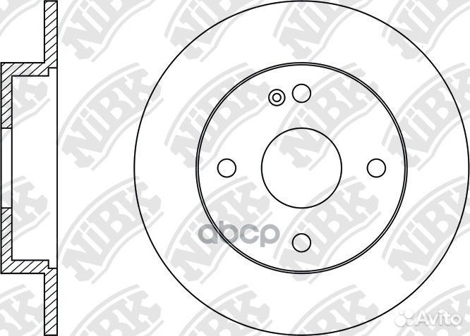Диск тормозной зад hyundai accent IV Saloon