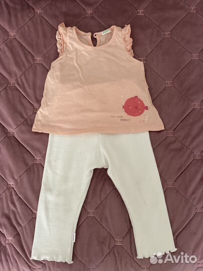 Пакет вещей и обуви на девочку 12 месяцев