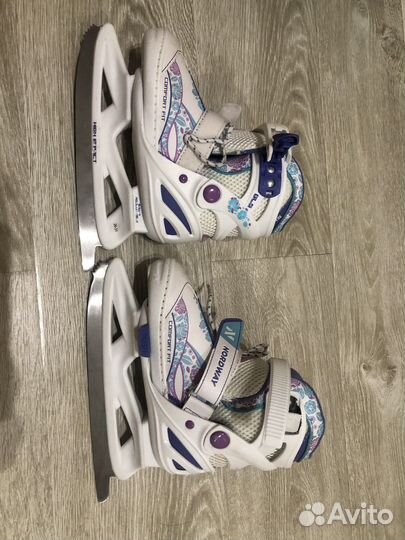 Коньки детские раздвижные 26-31