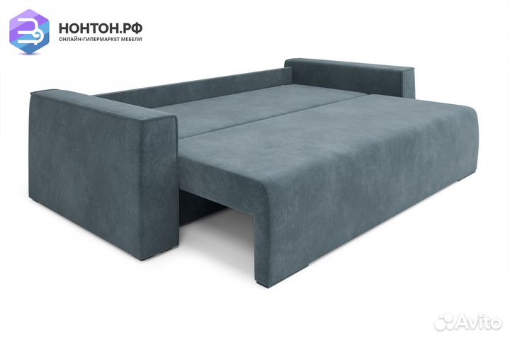 Диван еврокнижка Манхэттен серый