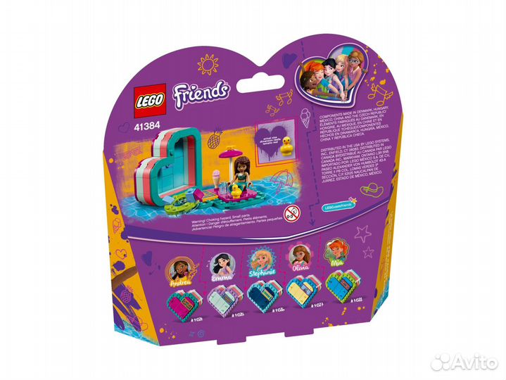 Lego Friends 41384 Летняя шкатулка-сердечко Андреа