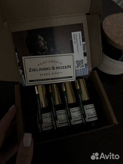 Духи,Zielinski rozen парфюм vetiver&lemon,bergamot