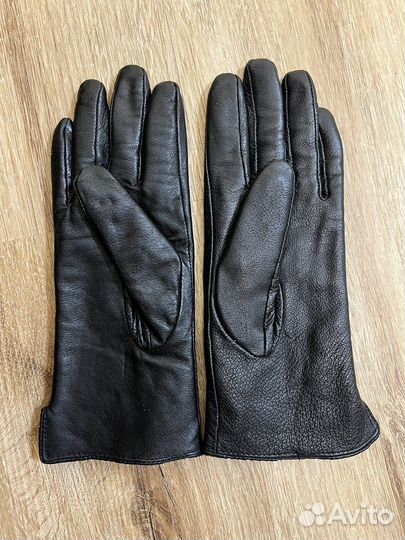 Перчатки женские кожаные новые