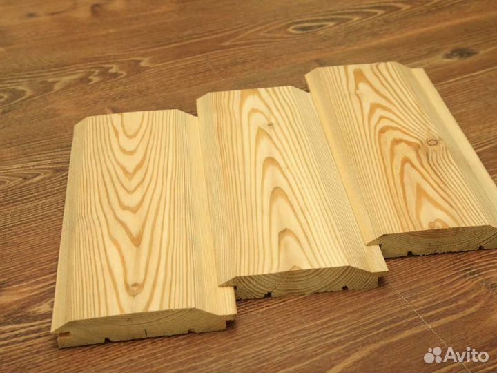 Имитация бруса лиственница 22 мм