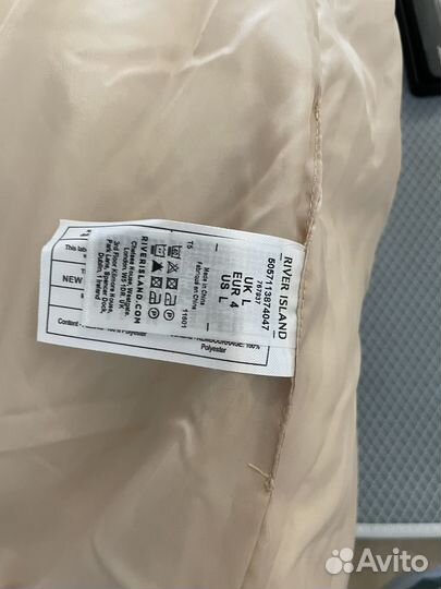 Зимнее пальто river island L/XL