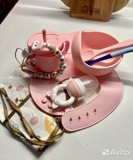 Силиконовая посуда для малышей