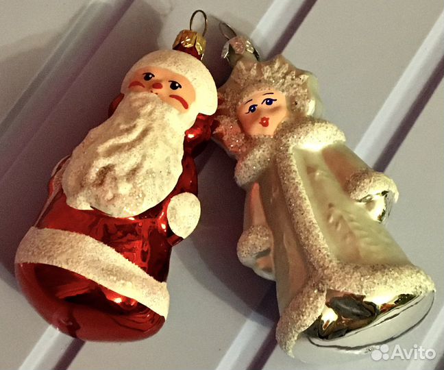 Дед Мороз и Снегурочка/елочные игрушки/украшения