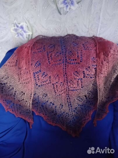 Платок шаль шерсть