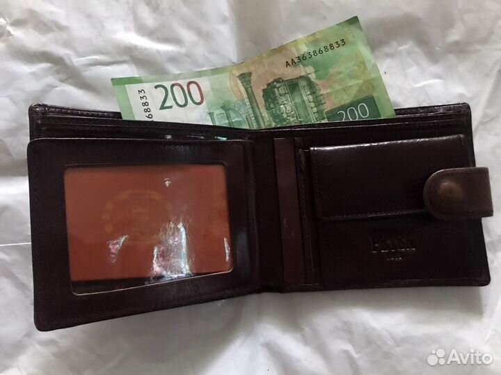 Мужское кожаное портмоне