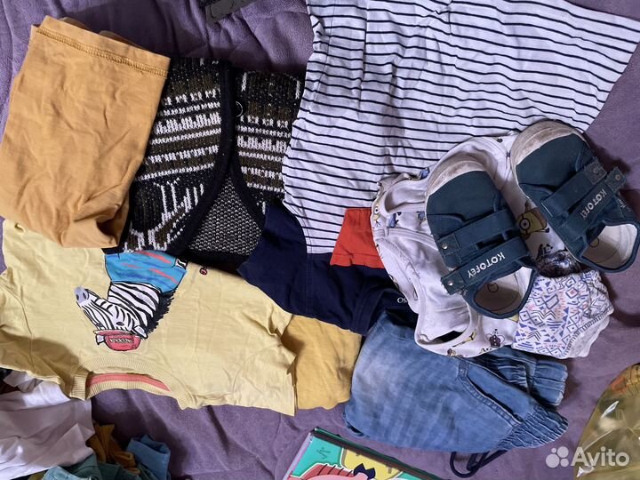 Пакет вещей на мальчика 3-4 года