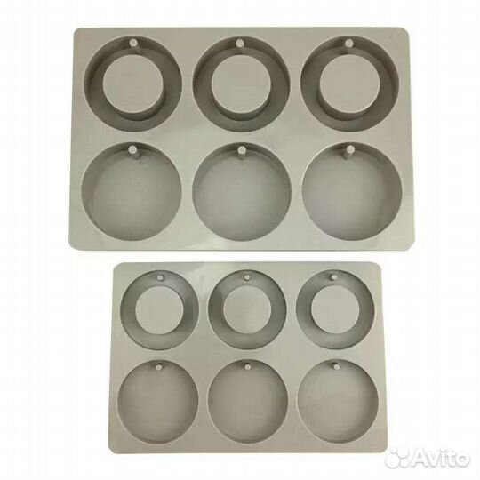 Круглая силиконовая форма для изготовления свечей