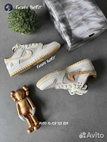 Кроссовки Nike dunk low зайчики