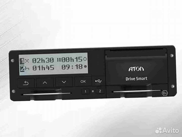 Тахограф атол Drive с чипом скзи (под гарантию)