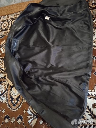 Кожаный пиджак мужской р-р 44