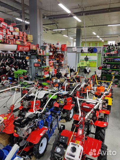 Мотоблок мкр 402 7.8 л.с. Чугунный редуктор