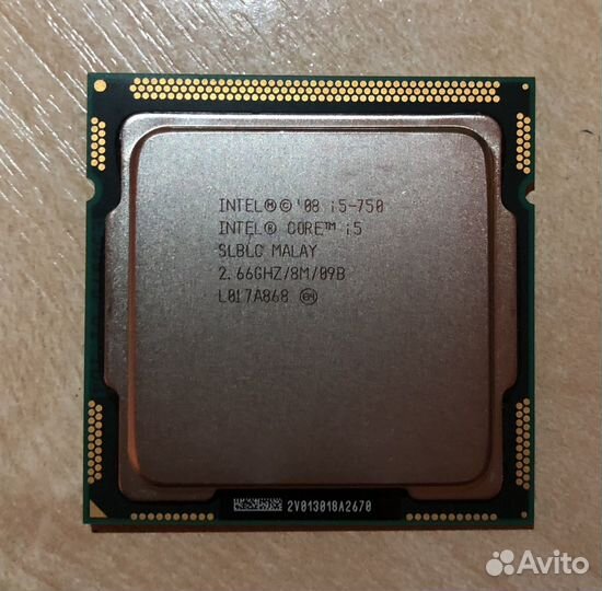 Процессор Intel Core i5 750 slblc 2.66GHz