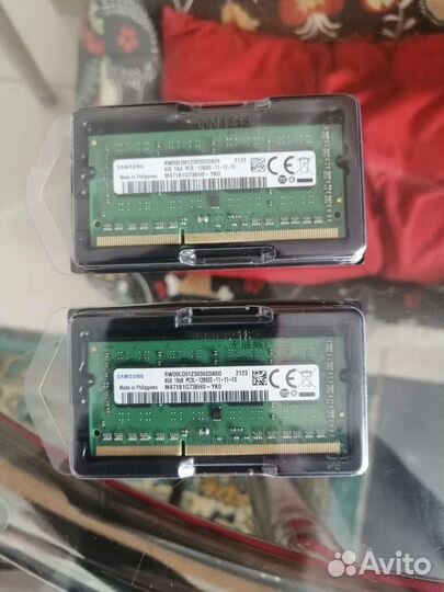 Оперативная память Samsung ddr3l 8 gb для ноутбука