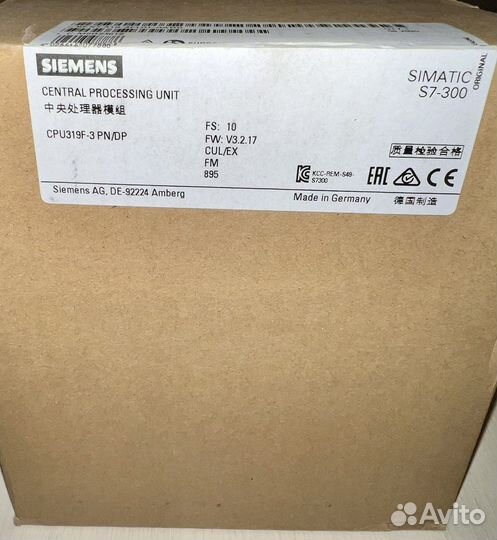 Siemens CPU 6ES7318-3FL01-0AB0