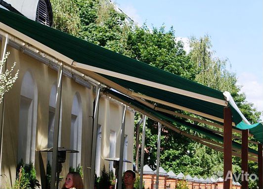 Маркиза открытого типа ширина 4,5 м х вылет 1,5 м
