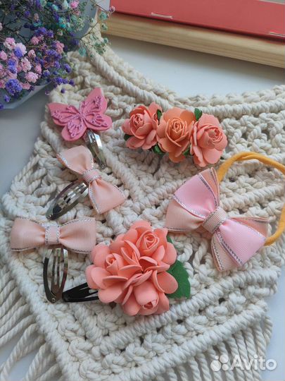 Набор аксессуаров для волос, ручная работа