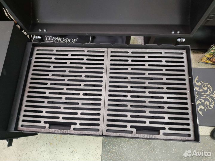 Решетка гриль чугунная на гриль 