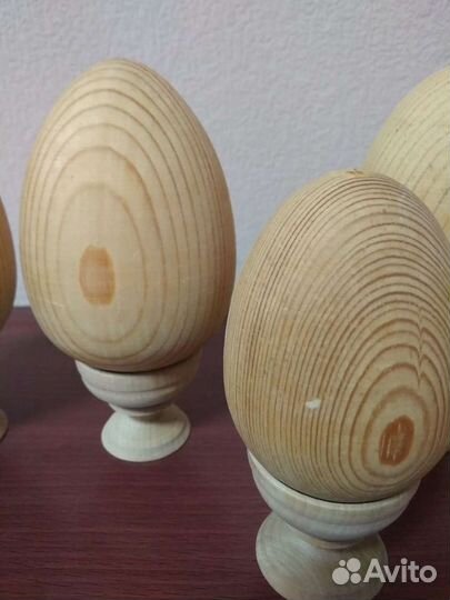 Яйцо с подставкой, заготовка из дерева